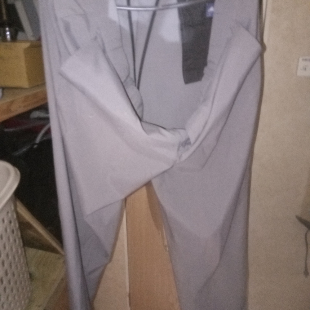 Alan Flusser Men's Elegant Gray Dress Pants